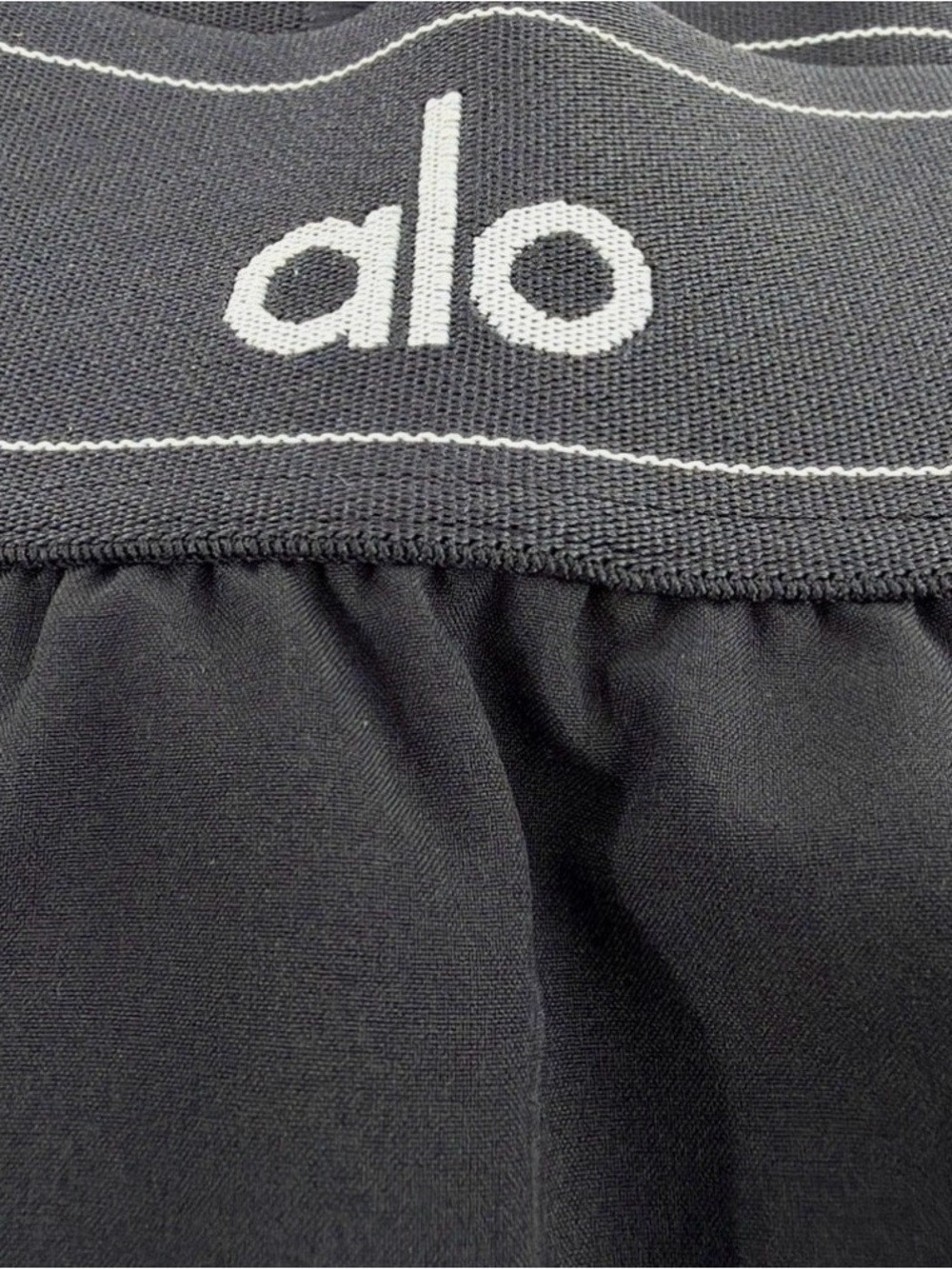 ALO Yoga Black Flared Match Point Tennis Skirt - Picture 6 of 10